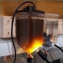 水槽に掛けた例